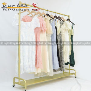 KungFu KingAAA 批量二手女式夏季涤棉长裙批发，可定制比例和混合尺码 - Product Image 4