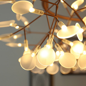 Luz <span class=keywords><strong>colgante</strong></span> de luciérnaga nórdica, decoración interior, luz <span class=keywords><strong>colgante</strong></span> LED para lámparas de sala de estar, candelabro creativo moderno de lujo - Product Image 6
