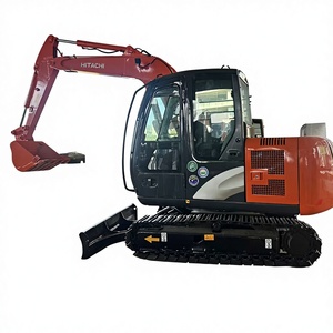 รถขุดขนาดเล็กฮิตาชิ ZX60 มือสอง ผลิตในญี่ปุ่น พร้อมเครื่องยนต์ มอเตอร์ ปั๊ม และเกียร์บ็อกซ์ - รุ่นปี 2015 น้ำหนัก 5420 กก. - Product Image 1