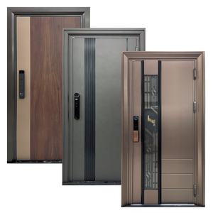 Puerta de Seguridad de Acero Inoxidable de Última Generación para Entrada Exterior, Moderna, para Villa o Apartamento, Impermeable, con Ventilación y Pantalla - Product Image 5