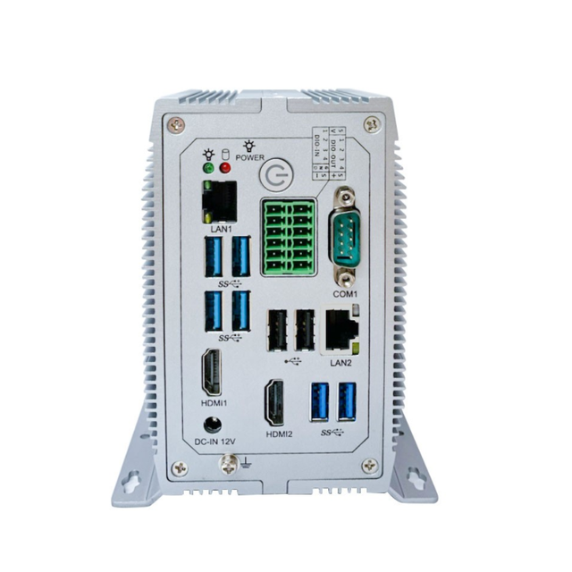 New MFC-1100 SSD Industrial Mini PC 5 LAN DDR3 WIFI 3G 4G Optional Onboard Intel Atom N3350 Fanless Win10/Linux 2-Year Warranty