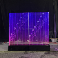 Mur de bulles d'eau LED RGB à changement de couleur, en acrylique, pour décoration intérieure et commerciale