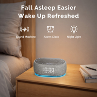 Machine à bruit blanc 1Mii Baby avec Bluetooth 5.1, mini amplificateur, veilleuse et alarme, portable pour le sommeil