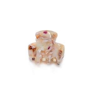 Horquilla Rectangular de acetato de estilo coreano, bonito clip de garra pequeño <span class=keywords><strong>con</strong></span> diamantes de imitación para flequillo lateral de niñas - Product Image 5