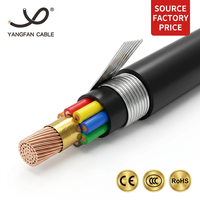 Cable Subterráneo Blindado SWA con Aislamiento XLPE, Resistente al Fuego, Cu/XLPE/SWA/LSZH, 0.6/1kV, Bajo Humo, Cero Halógenos, Conductor de Cobre