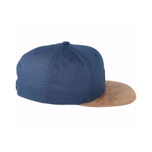 Gorras de Béisbol de Alta Calidad Personalizadas en Gamuza Marrón Marino, con Visera Plana, Ajustables con Broche, Unisex, de Dos Tonos, 6 Paneles, Lisas, a la Moda - Product Image 3