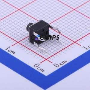 TC-1109-C-D Tactile Switch Through hole-4P,4.5x4.5mm Switch Single Pole Single Throw Round Button 2.6N Through Hole - Product Image 2