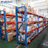 Estanterías de acero resistente a la corrosión estanterías de Metal autoportantes para almacenes para salas de logística