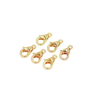Fermoir mousqueton en alliage plaqué or 18 carats, pince à ressort, fournitures de perlage, composants de bijoux - Product Image 5
