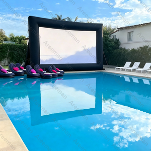 <span class=keywords><strong>Grand</strong></span> écran de projection extérieur gonflable Backyard Blow up Movie Screen pour la fête et <span class=keywords><strong>le</strong></span> camping - Product Image 3