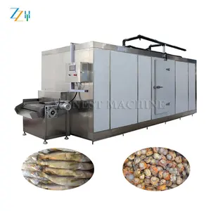 Electric Continuous Tunnel Freezer Seafood / Freezer / Batch Freezer