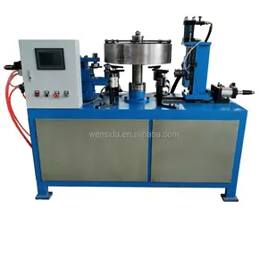 Circular flange hydraulic flanging stainless steel cylinder flanging CNC hydraulic automatic edge pressing drum curling machine