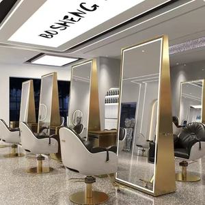 Station de coiffure et de beauté de luxe avec miroir et éclairage LED, meuble de salon de coiffure, modèle 2026, direct usine - Product Image 6