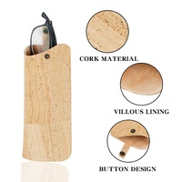 INFOCORK Factory Vegan Eco-Friendly Portugal Cork Leather-Étuis et sacs à lunettes personnalisés de luxe | FSC Soft Protective