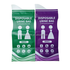 Bolsa de Recolección de Orina Desechable de 900 ml, Material LDPE, a Prueba de Fugas y Control de Olores, Impresión Personalizada para la Industria de la Salud, Envío DDP - Product Image 1