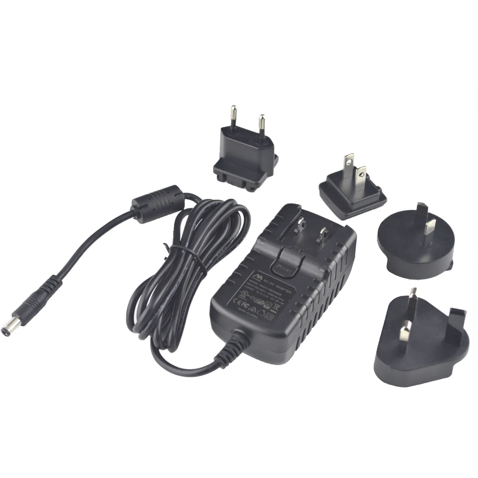 Adaptor AC DC 12V3A catu daya pengubah yang dapat dipertukarkan 12 Vdc 3A Output 12 V 3A adaptor