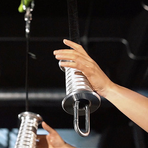 Asas <span class=keywords><strong>de</strong></span> Fitness Premium, <span class=keywords><strong>polea</strong></span> antideslizante <span class=keywords><strong>de</strong></span> aluminio para trabajo pesado, empuñadura <span class=keywords><strong>de</strong></span> ejercicio <span class=keywords><strong>de</strong></span> gimnasio para entrenamiento <span class=keywords><strong>de</strong></span> fuerza - Product Image 5