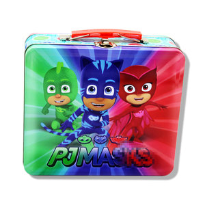 Thanh lịch lớn trang trí Cookies kim loại <span class=keywords><strong>tin</strong></span> Hộp Ăn Trưa với xử lý đối với lưu trữ và hiển thị - Product Image 4