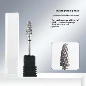 Factory Direct Sales Tungsten <b>Nail</b> Bit Drill Corn-shaped <b>Nail</b> Grinding Machine Special Tool Customizable logo <b>Nail</b> Drill Bits - Product Image 5