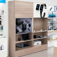 Étagère de présentation de téléphones portables sur mesure, vitrine modulaire murale, solution clé en main pour l'aménagement de magasin