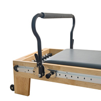 Lit d'entraînement de base de Pilates personnalisé réformateur d'équipement de Pilates en bois blanc chêne érable piste complète