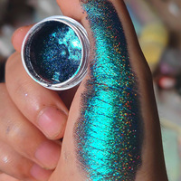 Poudre acrylique Highlight arc-en-ciel Laser optique caméléon symphonie polarisée paillettes ciel étoilé liquide ongles Chrome Mica Nail Art