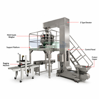 Fully Automatic Coffee Beans Instant Coffee Milk Powder Packaging Machine Touch Screen Weighing System