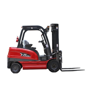 Carretilla elevadora eléctrica de 2,5 toneladas, transportador de pasillo estrecho, Joystick de Control de 4 palancas, diseño de plataforma sentada, equipo de almacén, elevación de 3m - Product Image 3