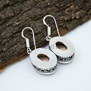 Pendiente de piedras preciosas de cuarzo Imperial, pendiente colgante para niñas, pendiente Vintage hecho a mano de alta calidad, joyería chapada en plata 925, MGLOT - Product Image 3