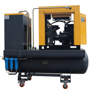 Compresor de Aire AirHorse Fácil de Instalar, Pequeño, de 5.5KW 7.5HP 4 en 1, Montado en Tanque, Compresor de Aire de Tornillo con Tanque de 300 Litros, 7.5KW 10HP - Product Image 6