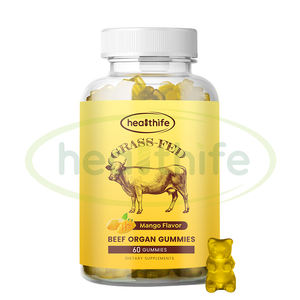 Gommes de foie de boeuf Coeur de boeuf Rein Pancréas Rate Supplément d'organe bovin nourri à l'herbe pour femmes Gommes d'organe de boeuf - Product Image 2