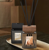 Diffuseur de parfum sans flamme en verre de style oriental 500 ml, fait main, parfum longue durée 60 jours pour hôtels et usage quotidien