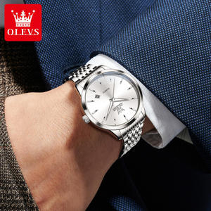 2907 Luxury Design Brands Oem Custom Fashion Popular Stainless Steel Classic <b>Water</b> <b>Proof</b> Business Quartz <b>Watch</b> for Man - Product Image 5