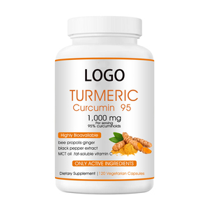 Capsules d'extrait <span class=keywords><strong>de</strong></span> racine <span class=keywords><strong>de</strong></span> curcuma biologique, curcumine naturelle, antioxydant, soutien énergétique, complément alimentaire végétalien pour adultes - Product Image 1