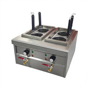 Freidora de Gas de Acero Inoxidable de Doble Tanque con Control de Temperatura, Equipo de Cocina Comercial de Propano/GLP - Product Image 4