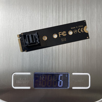 NVME M.2 KEY M Mini SAS SFF-8643 AdapterU.2 SSD Adaptor Kabel Konverter Ekstensi Komputer Laptop Motherboard Ekspansi SolidState