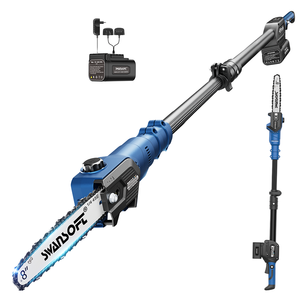 <span class=keywords><strong>เลื่อย</strong></span>โซ่ยนต์ไร้<span class=keywords><strong>สาย</strong></span>แบบยืดหดได้ 21V ระดับอุตสาหกรรม ขนาด 8 นิ้ว สำหรับ<span class=keywords><strong>ตัด</strong></span><span class=keywords><strong>กิ่ง</strong></span>ไม้ทรงพลัง เหมาะสำหรับทำสวนในบ้าน - Product Image 1