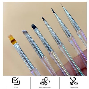 Nail Art Pen Lllusory Color With Cover Nail Construction Painting <b>Brush</b> Uv Gel Extension Drawing Carving Pen Diy - Product Image 2