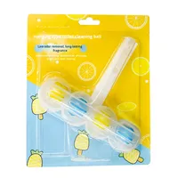 Boule de nettoyage solide suspendue pour toilettes, élimine les taches d'urine, désodorise, laisse un parfum de citron, nettoie en profondeur, produit chimique ménager