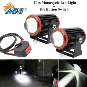 2 Pcs Phares antibrouillard LED bicolores MINI pour voiture, projecteur, feux de travail, feux auxiliaires pour voiture et moto, faisceau haut et bas - Product Image 6