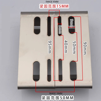 Accessoires de sécurité Yuntuo support de vidéosurveillance adaptateur de montage sur poteau Vertical pour caméra de sécurité CCTV 1602ZJ montage sur dôme PTZ
