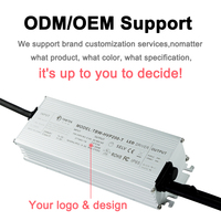 100w 120w 150w 200w 240w 320w 400w 500w Pilote LED sans scintillement étanche 0-10V/PWM 3in1 Transformateur d'éclairage à intensité variable AC-DC24V