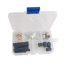 Kit de tapones para neumáticos de alta resistencia de 68 piezas, herramientas universales de reparación de neumáticos para arreglar <span class=keywords><strong>pinchazos</strong></span> y kit de parche plano para coche, motocicleta, camión, - Product Image 4