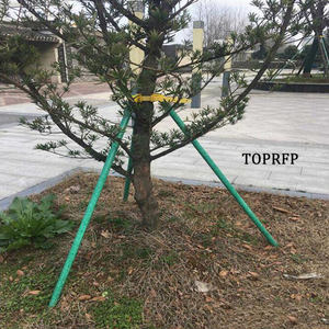 Venta al por mayor de fábrica, tubos FRP pultruidos UV, postes de fibra de vidrio de fieltro para estacas de soporte de árboles frutales de pasión - Product Image 4