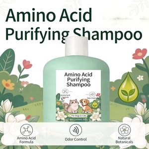 Nettoyant Corporel Désodorisant aux Acides Aminés pour Chiens et Chats – Soin Hypoallergénique Doux pour la Peau des Animaux, <span class=keywords><strong>Anti</strong></span>-Acariens, Barrière Protectrice, Fraîcheur et Hydratation Apaisante - Product Image 2
