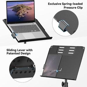 Trọng Lượng Nhẹ Xách Tay Linh Hoạt Máy Tính Xách Tay Sàn Đứng Làm Mát Khay Tripod Hiển Thị Thủng Miễn Phí Máy Chiếu Đứng - Product Image 2