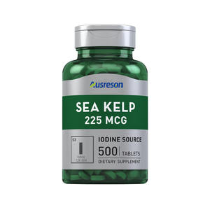 Complément alimentaire ASAP OEM en comprimés d'iode de varech biologique pour adultes, végétalien, 500 mg/1000 mg - Product Image 1