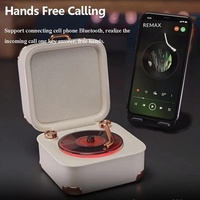 Mini-boîte à musique ABS en forme de haut-parleur avec fonction d'appel mains libres pour utilisation en extérieur