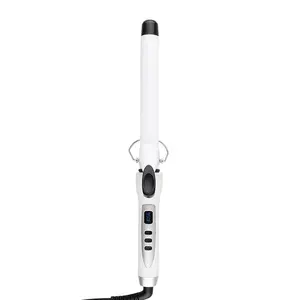 Easy to use Long-Lasting Quality Curls and Waves Rotating Curling Iron Barrel for All Hair Types