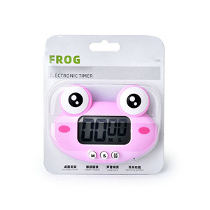 Wholesale Large Screen Kitchen Countdown Digital Cooking <b>Timer</b> Cute Cartoon Animal Design Magnetic LCD Visual Clock for Bake - Product Image 2